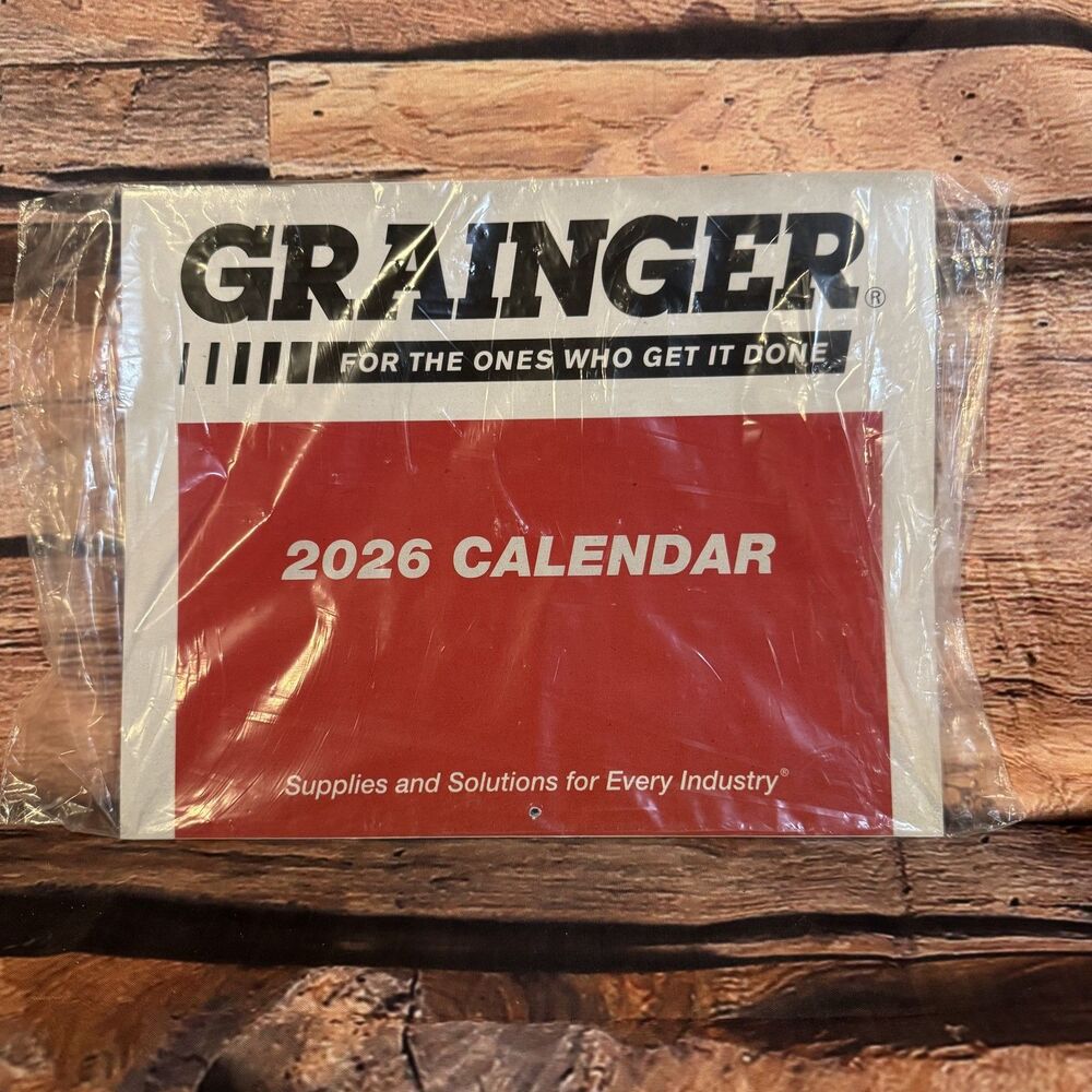 Grainger 2026 Wall Calendar - Supplies and Solutions for Every Industry - New